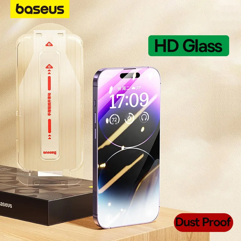 thumbnail image 1 of Protecteur d'écran Baseus pour iPhone 15 14 13 Pro Max Corning Glass Anti Spy Protection complète en verre trempé pour iPhone 15 Pro Plus, 1 of 5
