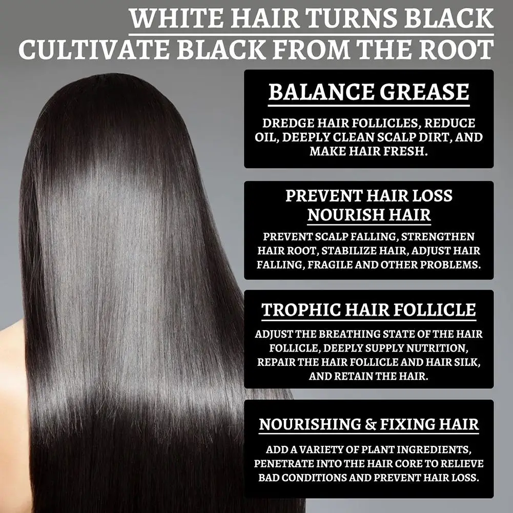 2pcs Grey Hair Reverse Serums Ganoderma Nutrient Darkening Serums 30ml Anti-Greying Hair Treatment hair treatment