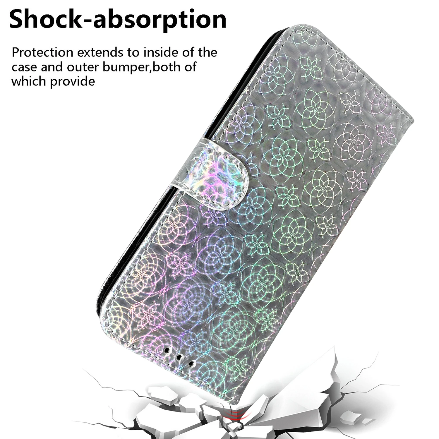 Bling Glitter Slim Wallet Flip Case for Motorola Moto G72 E22 E22i G42 G62 G32 G52 E32 G71 E30 E40 Premium Leather Book Cover