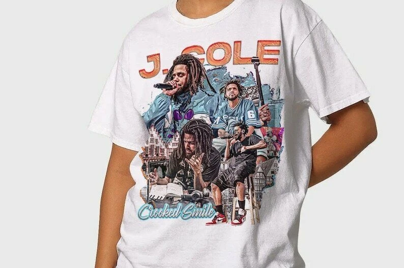 J Cole 4 Your Eyez T-Shirt Funny White Cotton Tee Gift Men |