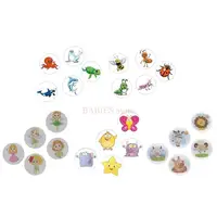 C9GB Reusable Potty Targets Color Changing Pee Targets Potty Training Stickers Toilet Targets Sticker for Kid Training Use 1
