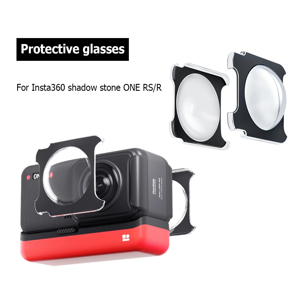 Description Picture 3 of itemCamera Protector For Insta 360 ONE RS/R 2 Pieces Tempered Glass Sport Camera Cover Protective Lens Cover Compatible With Insta
