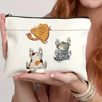 Medicine-Themed Cosmetic Travel Bag - Foldable Zippered Makeup Organizer, Gift for Healthcare Professionals, Cosmetic Bag 6