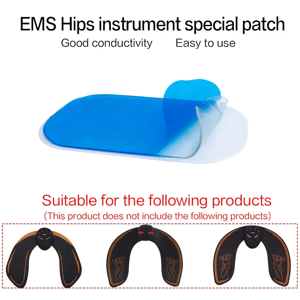 15/9pcs/lot Replacement Gel Pads Hips EMS Trainer 3pcs Butt Buttock Muscle Stimulator Exerciser Stisckers Hydrogel Gel Sheets muscle stimulator electrode pads