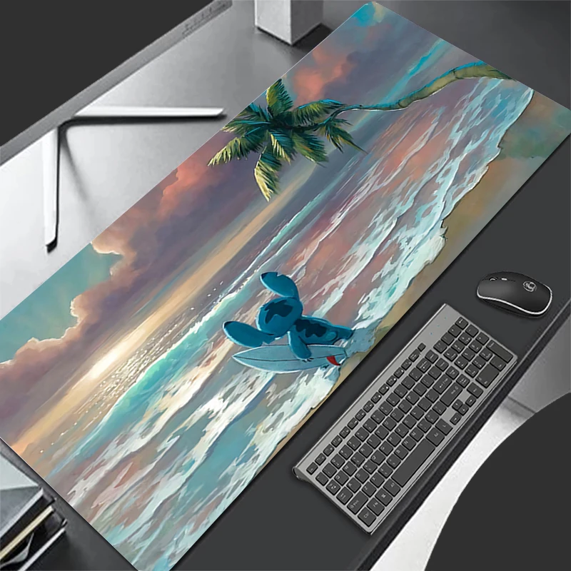 

Милый игровой коврик для мыши, протектор для компьютерного стола, аксессуары для ПК, противоскользящий крутой большой Настольный коврик HD, игровые коврики