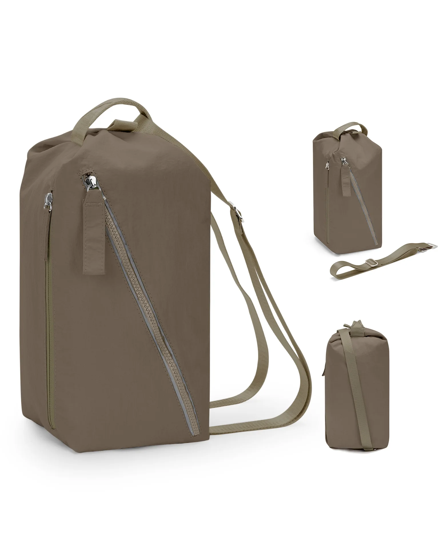 Women's Crossbody Backpack Functional Shoulder Bag Sports Yoga Fitness Handbag Casual Crossbody Chest Bag