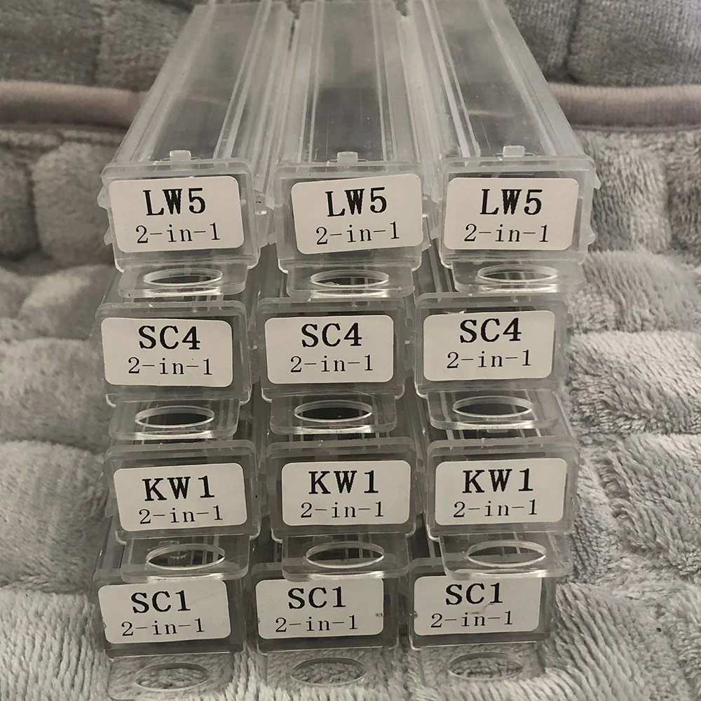 Lishi 2 In1 Tools Sc1 Kw1 Sc4 Kw5 R52 M1 Ms2 Am5 Be2-6 Be2-7 Ss001 Ss002 Strumenti Per Fabbro Per Serrature Civili Per Porte Di Casa