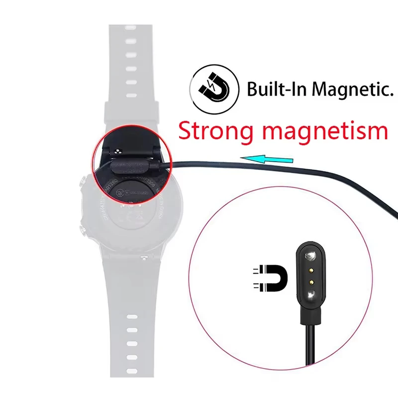 Universal USB Magnetic Smart Watch Charging Cable, 2/4 Pins