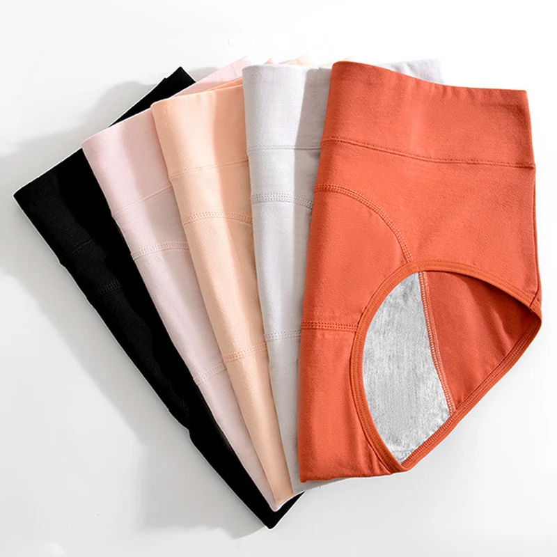 

Женские трусики для менструации, хлопковые трусики с защитой от протечек для месячных, Трусики с высокой талией, нижнее белье, сексуальные трусы