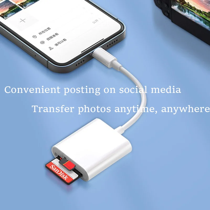 Card Reader USB Type C to SD TF Card Reader 2 in 1 Camera Photo Transfer Adapter For Apple Samsung Huawei Xiaomi Phone Accessorie sd card reader usb to type c adapter type c adapter