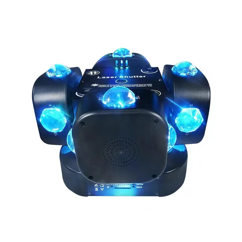 

Special Events Stage Moving Head Light Double Arm Stage Rotating Lamp Laser Strobe Lighting Festivals Weddings Disco Party Show