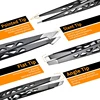4Pcs High-quality Professional Tweezers Set - Perfect For Eyebrow Hair Removal, Splinter & Ingrown Hair Removal & For Men & Wome 4