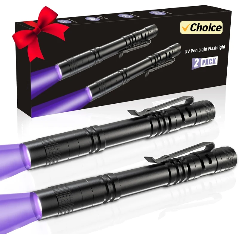 UV Flashlight Mini UV Flashlight 365nm 395NM Ultraviolet Blacklight Use AAA Battery Purple Linternas Carpet Pet Urine Detector Catch Scorpion uv flashlight portable flashlight