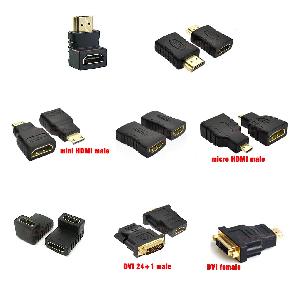 Adaptateur mini HDMI vers HDMI mâle/femelle