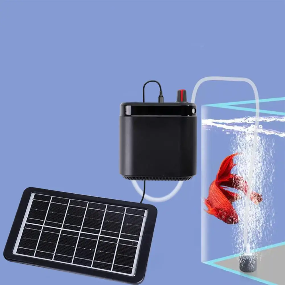 

Солнечный кислородный насос большой емкости литиевая батарея тихий Usb зарядка аквариум воздушный насос