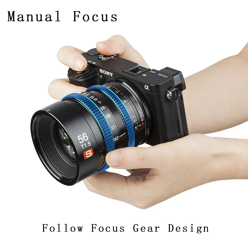 VILTROX 23mm 33mm 56mm T1.5 APS-C Cinema Lens Aperture For M4/3