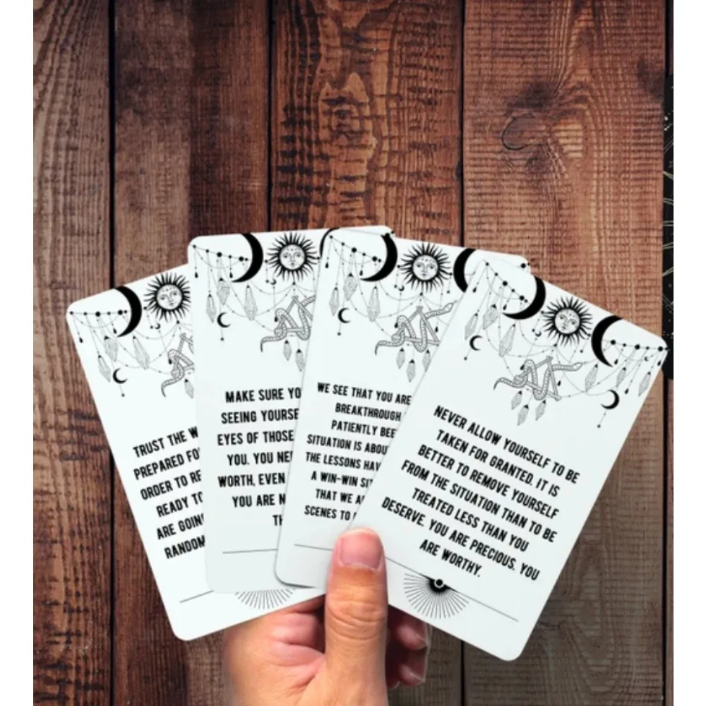 10.3*6cm Spirit Messages Oracle Cards - A 54-Card Deck with Inspiring Messages From Your Guides 2