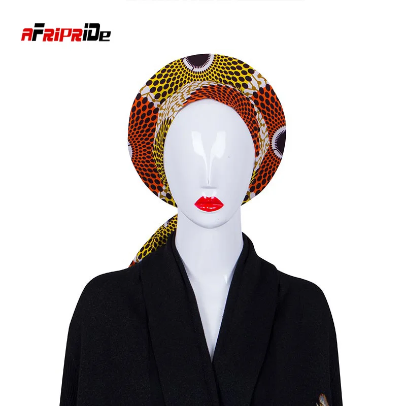 African Head Fashion Headband Party Head Scarf Knotted Scarf Traditional Headscarf Printed Headscarves WYB439