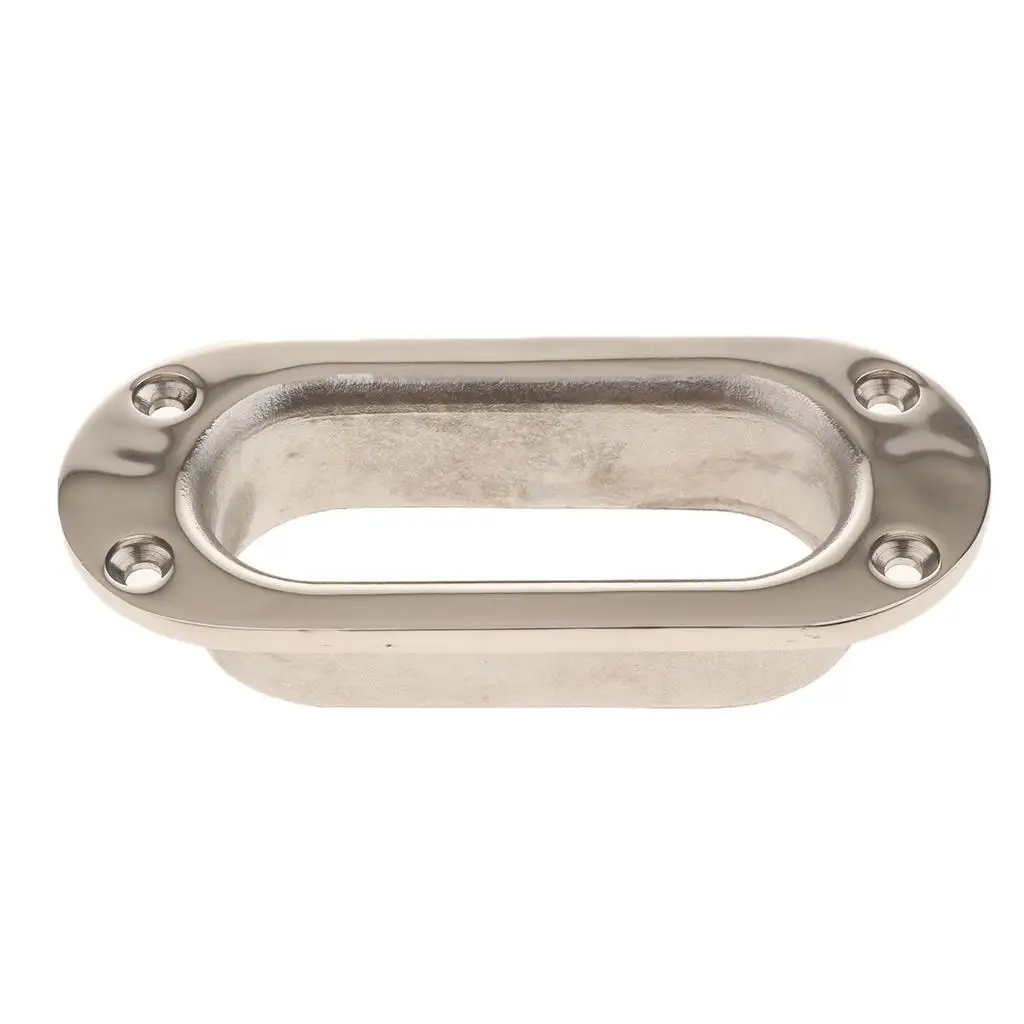 

Stainless Steel Rope Fairlead with Glossy Surface Oral Boat Weatherproof Hawsepipe for Marine Ship Yacht