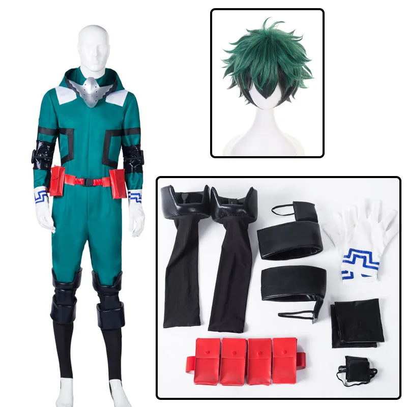 

My Hero Academia Izuku Midoriya Costume Boku No Hero Academia Deku Batting Suit Halloween Uniforms Cosplay Costume