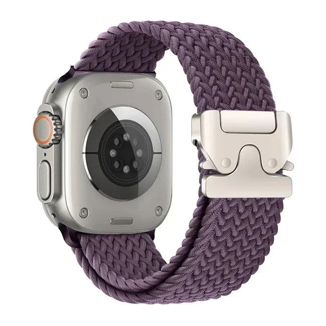 Braided Solo Loop Strap for Smartwatches - Premium Elastic Band Design
