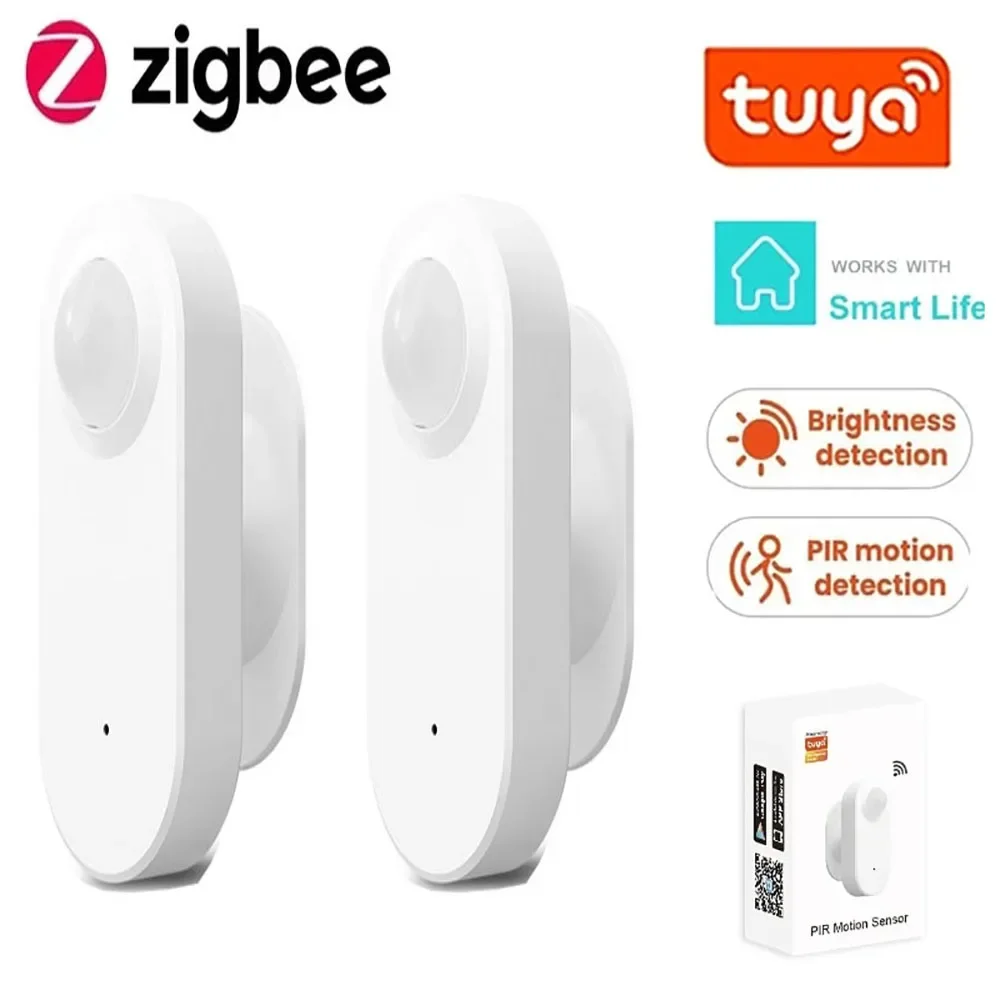 

Tuya Zigbee Human Motion Sensor PIR Detection Sensor Smart Life App Remote Control Smart Security Alarm with Alexa Google Home