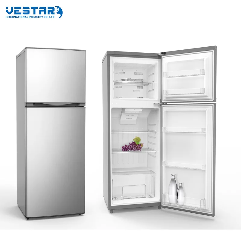 Classic big capacity top mounted double door refrigerator