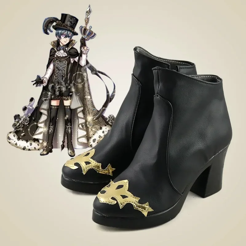 

Anime Game Black Butler Ciel Phantomhive Cosplay Boots Shoes Halloween Carnival Party Costume