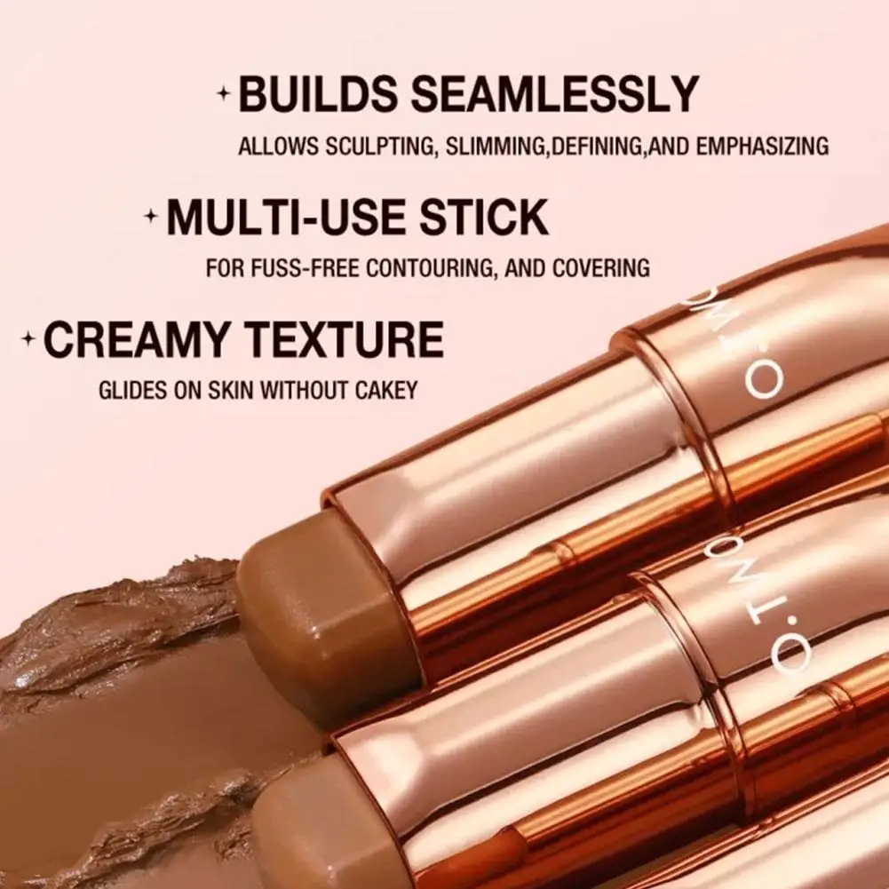 Bronzer Contour Stick Cream Long-wear Lightweight Brighten Stick Easy To Sculpt Face Concealer Bronzer Contouring Makeup Pen