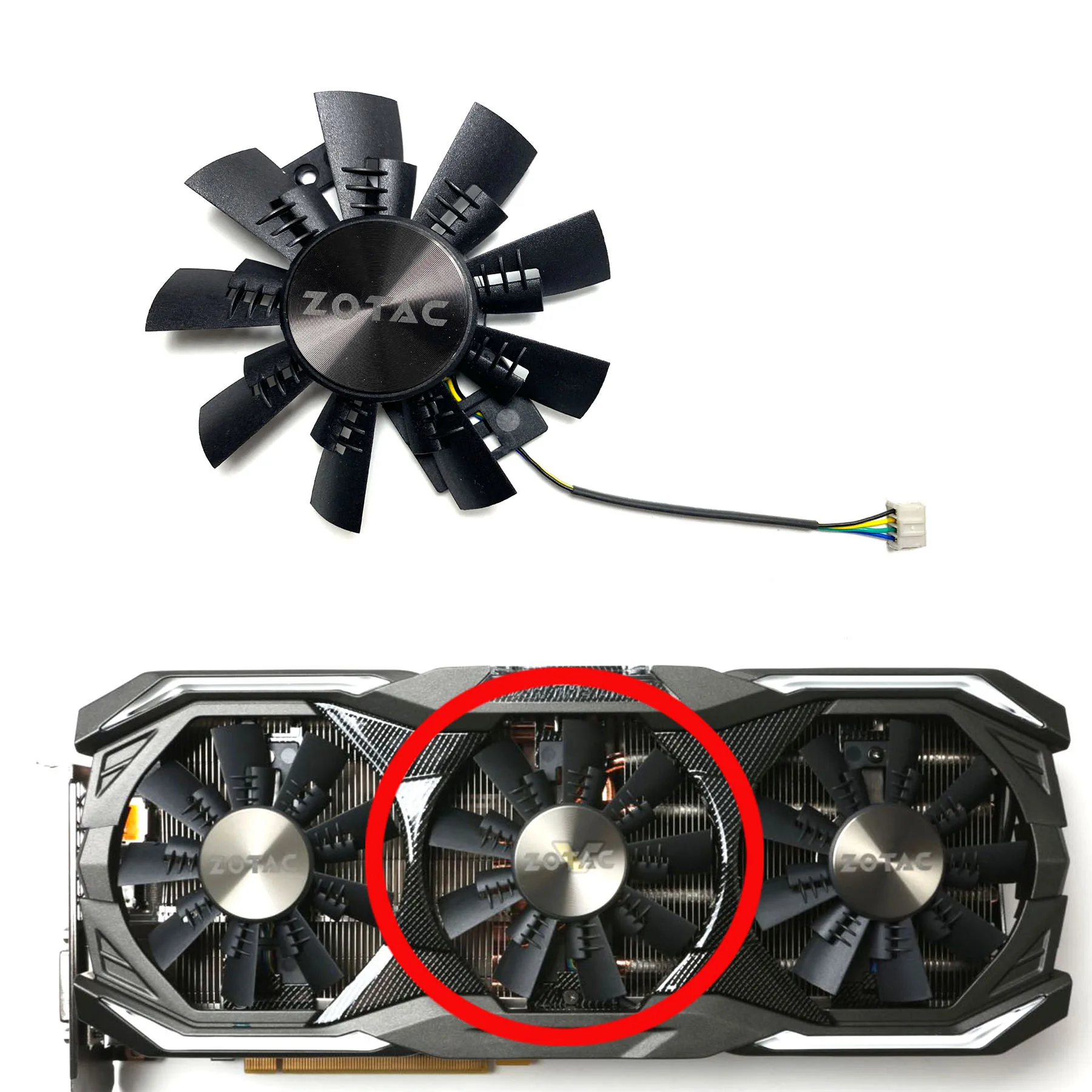 New For ZOTAC GeForce GTX1070 1070ti 1080 AMP! Extreme Graphics