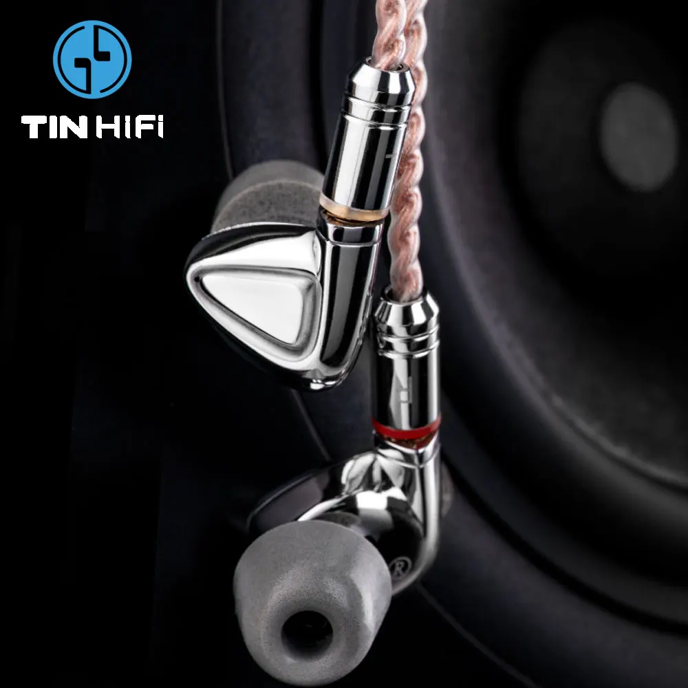 Tinhifi P1 Plus Weed Best Hifi In Ear Iems Auricolare Monitor Driver Planare-Diaframma Da 10Mm Con Connettore Mmcx Cavo Spina Da 3.5Mm