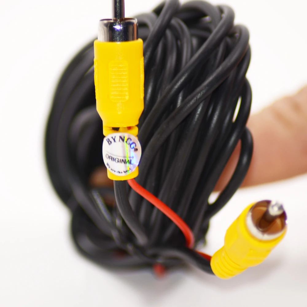 Advanced 10M Wired RCA Video Cable for Car Rear View Camera and Parking Monitor