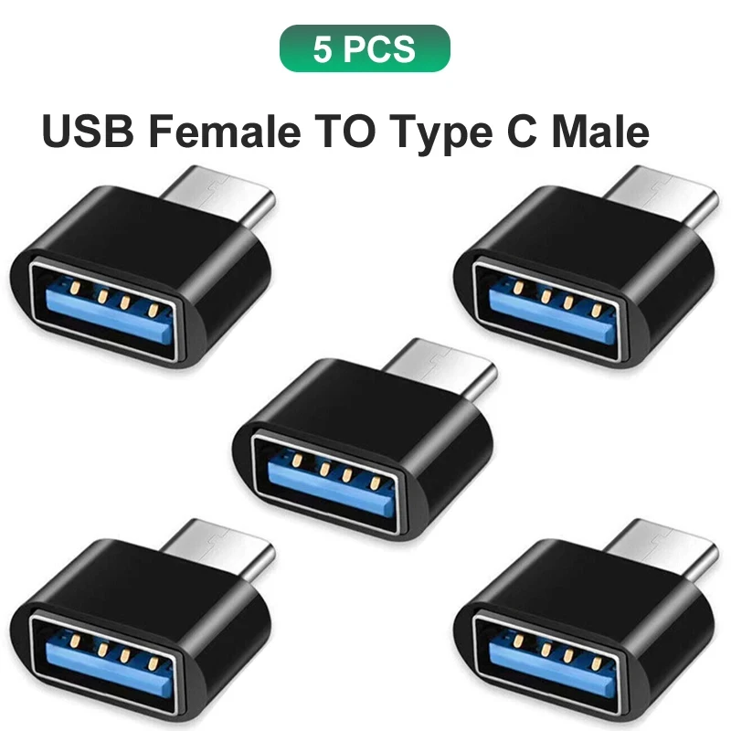 ตัวเลือกสินค้า ประเภท C ถึงอะแดปเตอร์ USB A 3.0 USB-C OTG Data Connector สําหรับ Samsung Huawei Xiaomi โทรศัพท์มือถือ Compute MacBook Pro iPad Mini Notebook