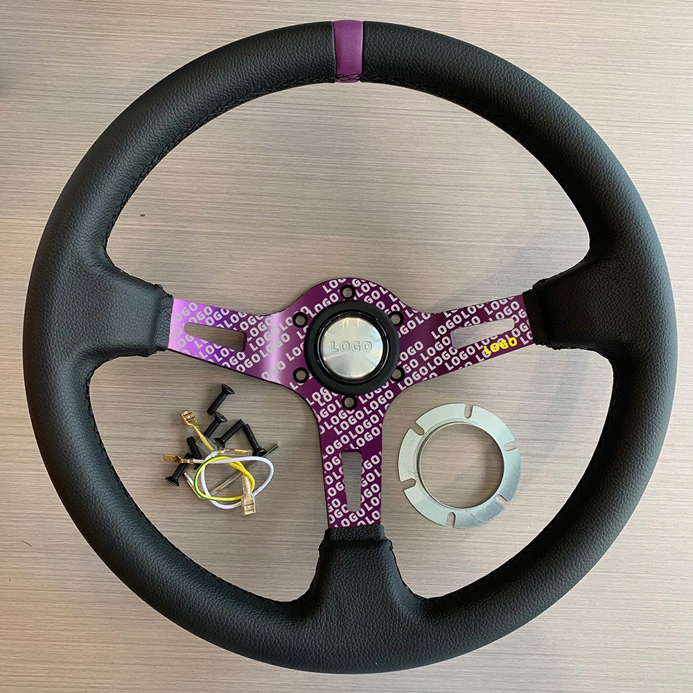 ステアリング紫 ステアリング 紫：JDMスタイルのドリフト向けハンドル