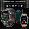 New 2.01-inch Outdoor Men Smart Watch 3ATM Waterproof 600Mah Battery Compass LED Flashlight Bluetooth Call Smartwatch For Xiaomi 5
