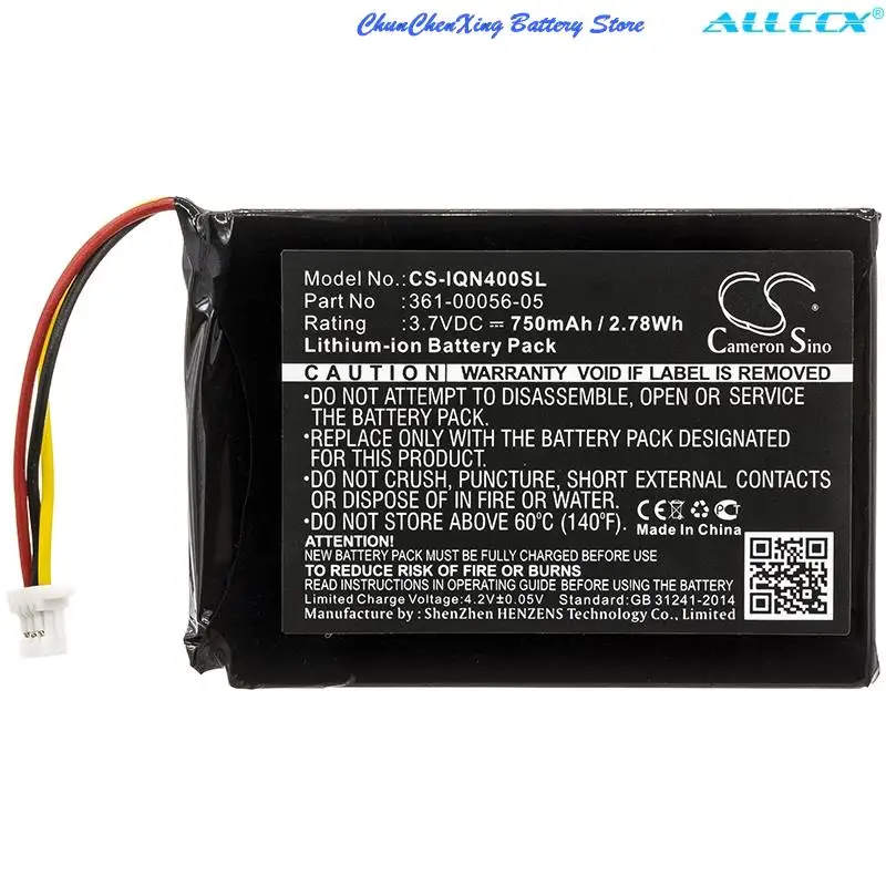 Batteria Orangeyu 750Mah Per Garmin Nuvi 40, 40Lm, Nuvi 52, 52Lm, 56Lmt,66Lm,68Lmt,2689Lmt, 2689Lmt Da 6 Pollici, Nota Il Connettore