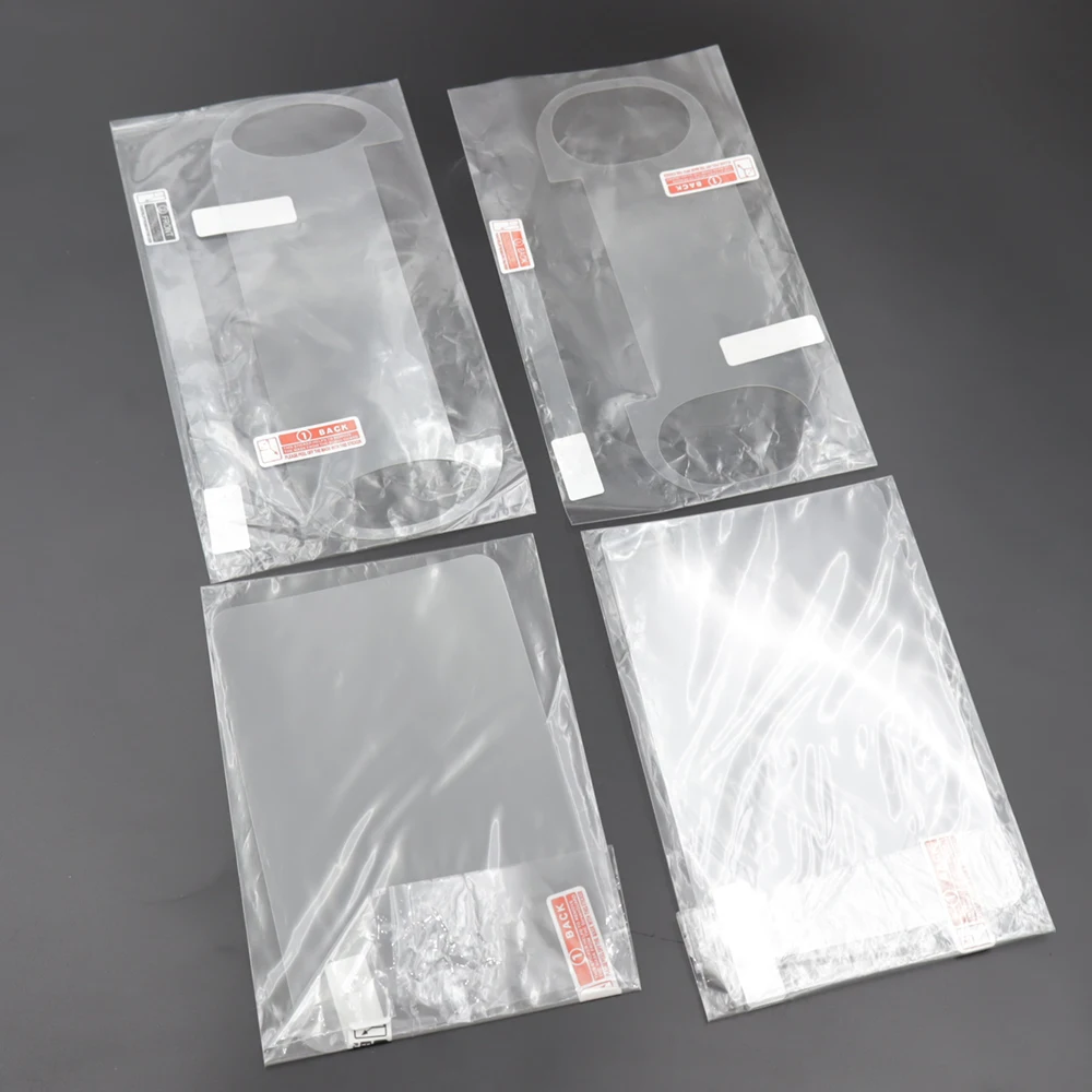 HD Transparent Screen Protector Film - Front & Rear Protective Pack for Game Consoles, Bulk Quantity Options