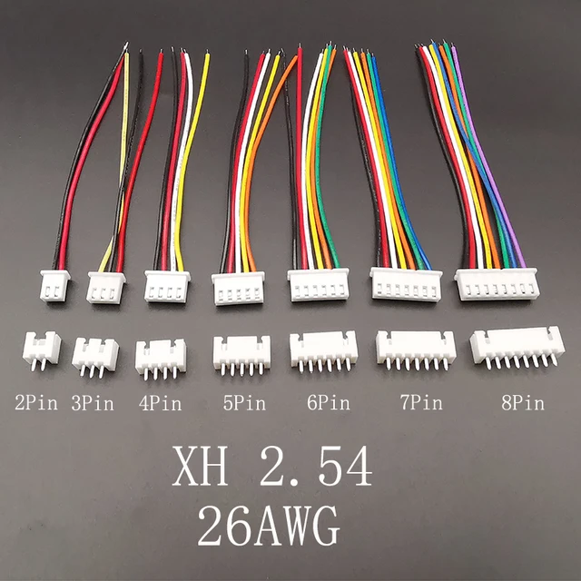 20 Paar JST XH 2,54 Mm 5-Pin Stecker Mit Kabel – Für LED-Streifen, RC-Spielzeug & Elektronik