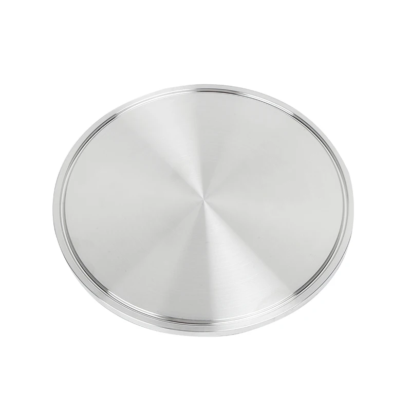3/4"1&ldquo; 2&rdquo; 3&ldquo; 4&rdquo; 6" Tri Clamp SS304 316L Stainless Sanitary Tri-Clamp TC Blind Cover End Cap Home Brew Wine Ferrule OD25.4-183mm