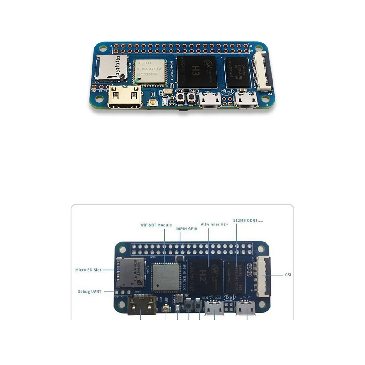 

Четырёхъядерный процессор Banana Pi M2 Zero Allwinner H2 +/H3, 512 Мб DDR 3 SDRA WiFi BT UART того же размера, что и Raspberry Pi Zero 2 W