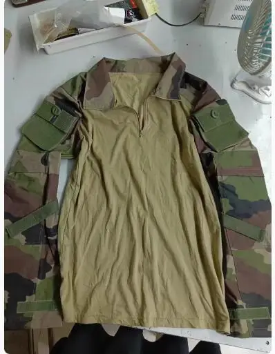 Ukraine Jungle Camouflage Frog Tops Men Spring Shirt 2