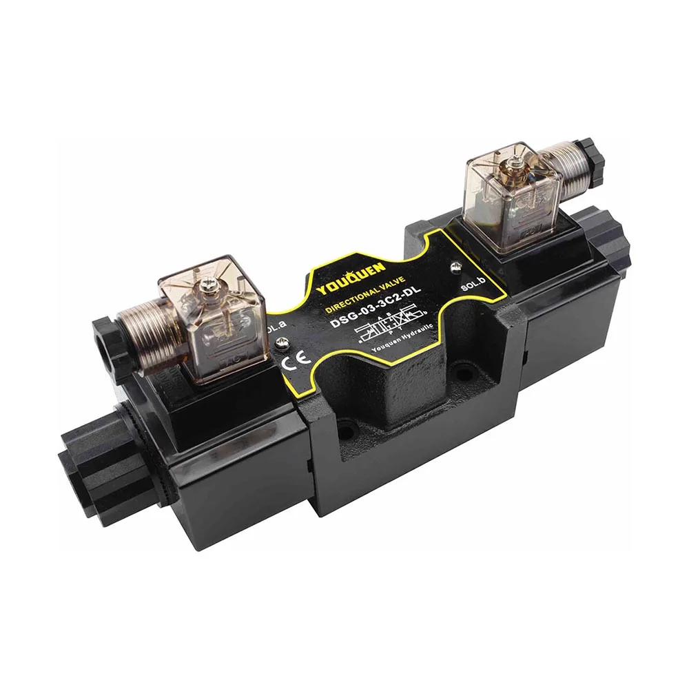 

YUKEN type solenoid directional hydraulic valve DSG-03-3C2 3C3 3C4 3C60-DL-D24V A220V manufacture electric hydraulic valve