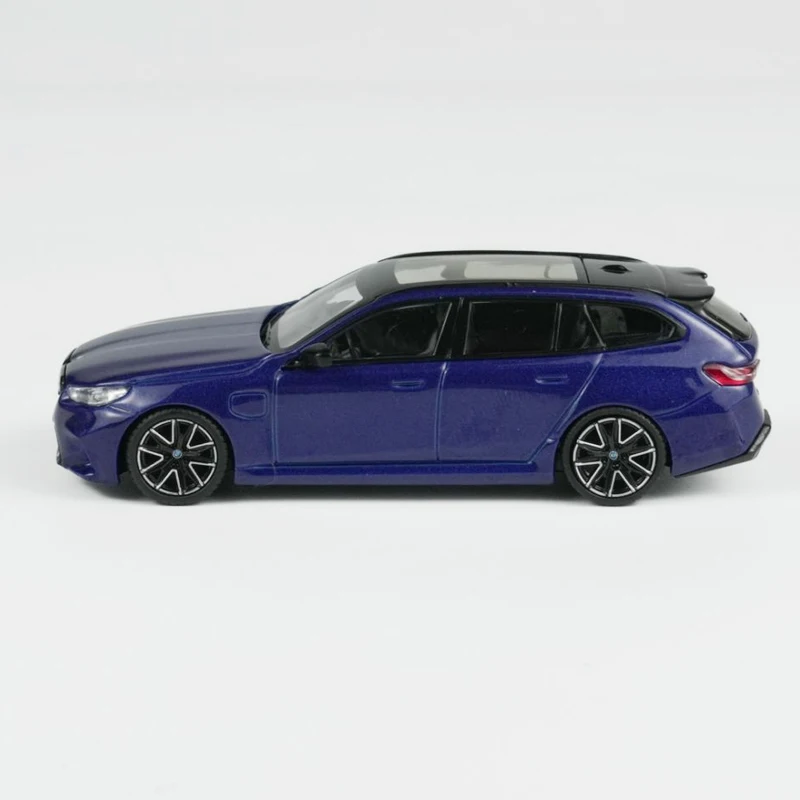 MINIGT 1:64 BMW M5 투어링 G99 마리나 베이 블루 메탈릭 MGT 합금 자동차 모델 1080