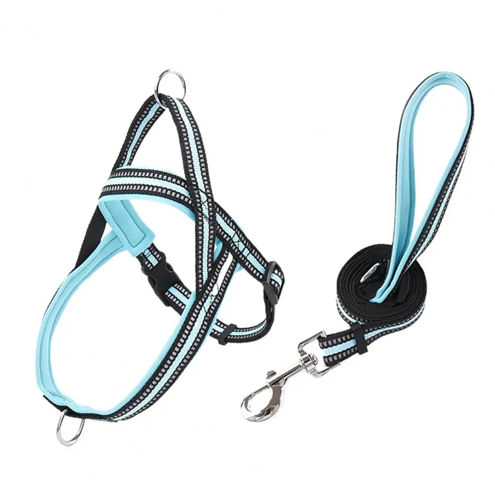 

Pet Chest Strap Adjustable Inclusive Soft Flexible Explosion-Proof Breathable Medium Large Dog Lead Walking Running Chest Strap
