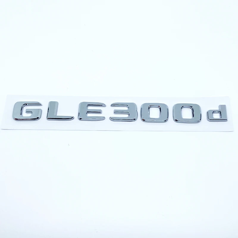 2017 GLE250d GLE300d GLE350d GLE400 GLE450 4Matic 자동차 스타일링 트렁크 명판 스티커용 문자 엠블럼 배지