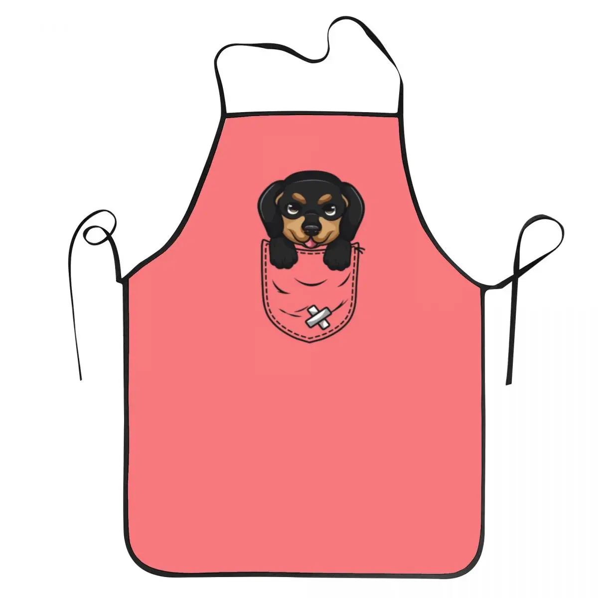 

Pocket Dachshund Aprons Men Women Sausage Wiener Badger Dogs Adult Unisex Kitchen Chef Bib Tablier Cuisine Cooking Baking