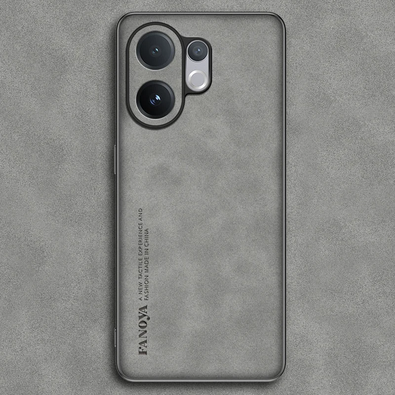 Frosted Leather Anti-Shock Hard Case in Matte Finish