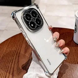 360° Rotatable Silicone Ring Holder Phone Case with Bracket for Redmi note14pro 4G (Silvery)