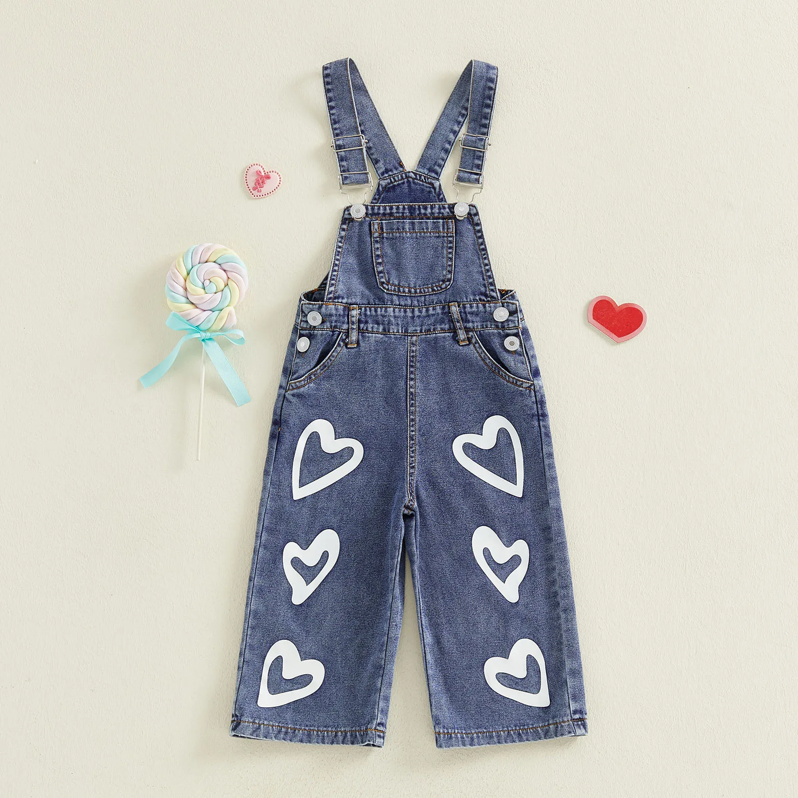 Girls Floral Summer Jumpsuit 3