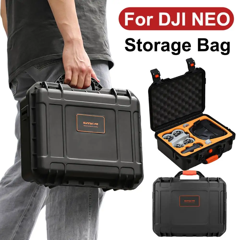 Safety Storage Box For DJI Neo Motion Fly More Combo Hard Shell Safety Carrying Case EVA Waterproof Explosion-proof Bag